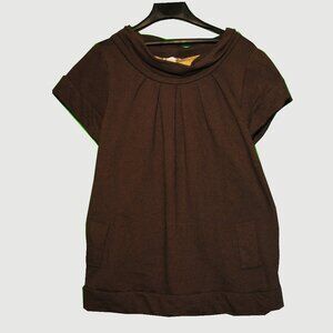 Brown Sweater/Shirt, Brand: Poppy Garden, Size Medium